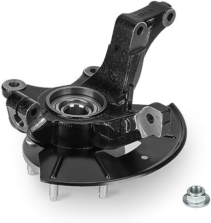 Front Left Driver Side Steering Knuckle & Hub Assembly For Dodge Ram 1500 2003-2021 (4WD) - Fits 698-239, 68044703AD