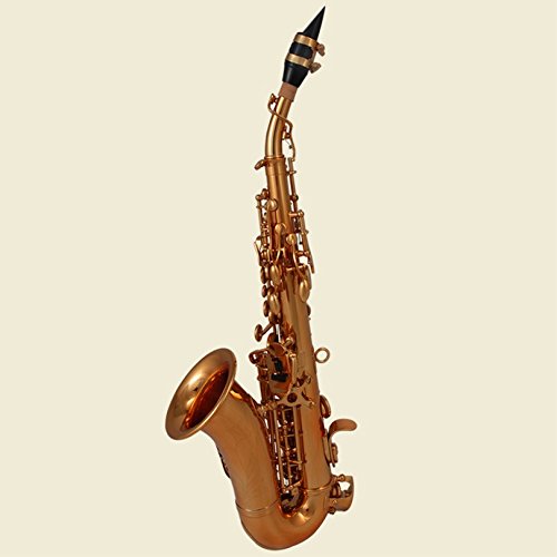171 TCS gebogenes Sassofono Soprano in B Sax Soprano Sax Soprano in Sib Sibe Mol goldmessing laccato in ottone goldlackiert