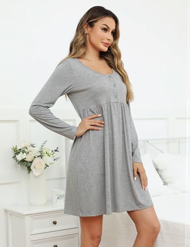 Variante de Bresdk pijamas premama Gris L