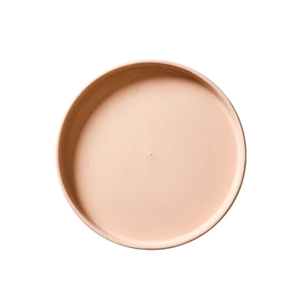 Podstawki roślinne Podstawka na rośliny Ceramiczna doniczka kwiaty Okrągła paleta z tacą ociekową(Orange,Duży)