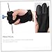 Yardwe 5pcs Archery Gloves for Men Finger Sleeves Protectors Professional Finger Guard Portable Archery Glove