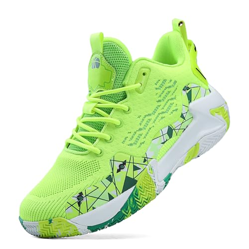 SANEARDE Mens Basketball Shoes Lightweight and Fashionable Colorful Outdoor Non Slip Athletic...