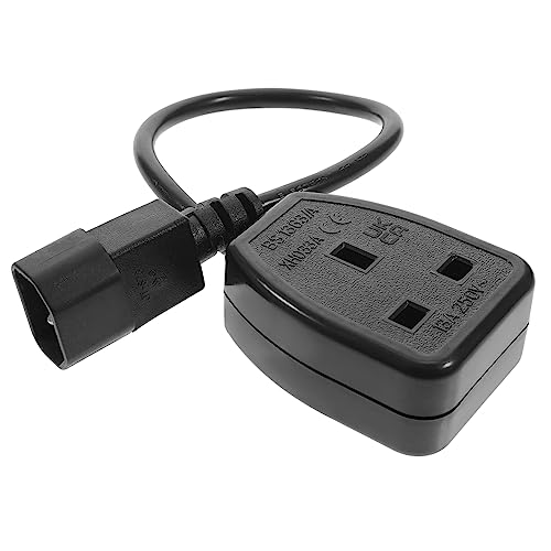 CONGARTENO �p���d���A�_�v�^ �P�[�u�� �R���s���[�^�̓d���R�[�h �p���[�G�N�X�e���V���� �v���O�p�� �R���s���[�^�d�������R�[�h �d���R�[�h ���_�f�� Black