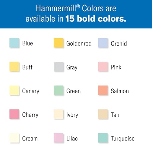 Image of Hammermill Colors Goldenrod, 20lb, 8.5x14, Legal, 500 Sheets /1 Ream, (103150R)