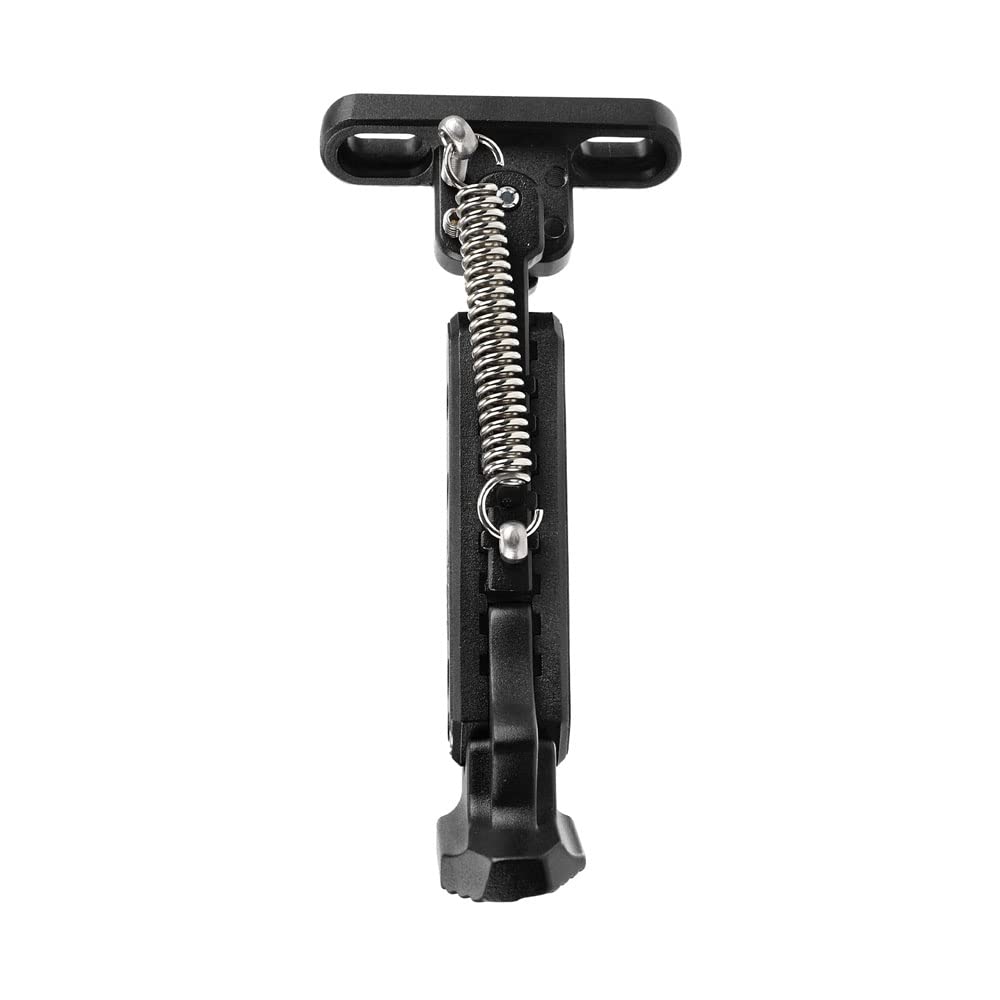 Soporte de pie extensible para patinete eléctrico, soporte de estacionamiento lateral ajustable compatible con Max G30, Negro -