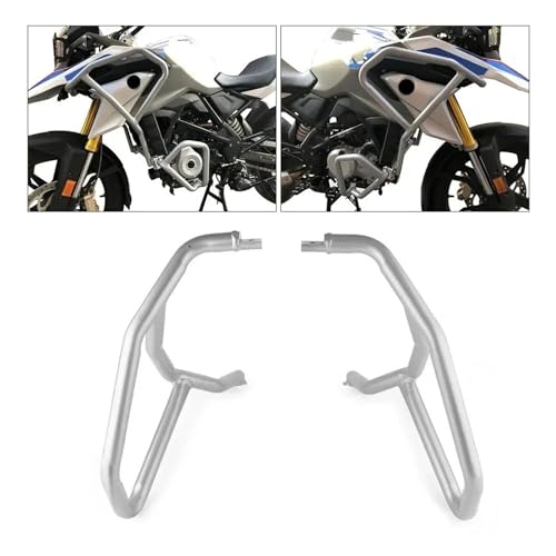 Crash Bars Extensions de Pare-Chocs Moto Argent pour Road Trip G310 - 4