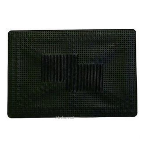 Single Universal Rubber Car Mat - Black