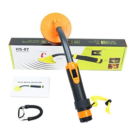 Fully Waterproof Handheld Metal Detector LCD Display Detection Signal Three Detect Modes for Different Environment 35m Waterproof Depth Pinpointer Included a 9V Battery for Adults and Kids Gift Cover