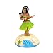 perfecti Muñeco Solar, Figura Solar Plástico,Muñeca Hawaiana Bailarina para Coche Girl Dashboard Muñeca Solar Powered Hawaii Dolls Car Ornaments