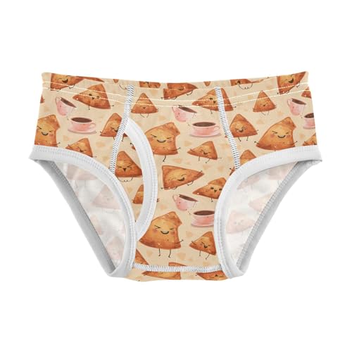 visesunny Boys Potty Training Underwear Cartoon Triangle Cookie Breathe Cotton Briefs Size 2T-8Y for Toddler
