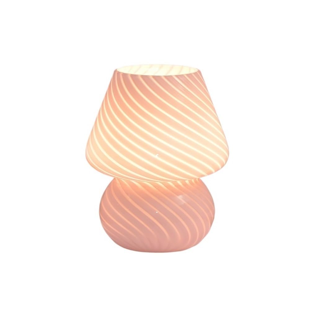 T2H9B5V4G8 Desk Lamp Glass Table Lamp Simple Bedroom Bedside Study Decoration Night Light