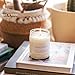 Wax & Wane Palo Santo Modern 8oz Handmade Candle For Men and Women - Long Burning 40+ Hours Candles For Home, Bedroom, and Bathroom - 100% Natural Soy Candles Made in the USA