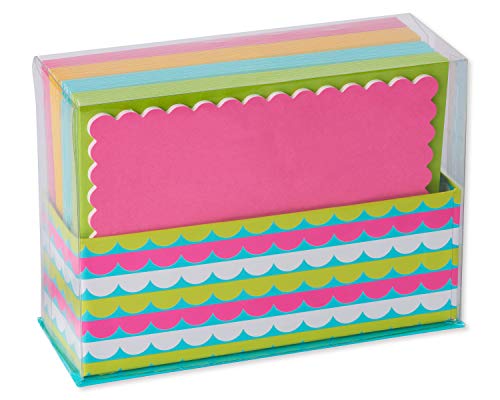 American Greetings Single Panel Blank Cards With Envelopes, Bright Colors, Patterns And Shapes (40-Count) #TOP6