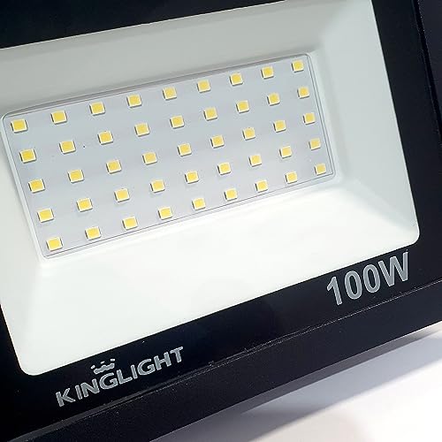 Refletor 100W Led Branco Frio 6500K IP66 8000lm Kinglight