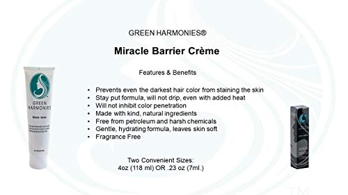 Green Harmonies - Miracle Barrier Hair Dye Remover, Hair Color Barrier Creme: Prevents Tough Hair Color Stains, Protects Skin: Easy To Apply, Gentle And Effortless To Remove, For Hair Colorist, Estheticians, And Diy Hair Enthusiasts, Cruelty-Free, No Stain Hairline Protector #TOP6