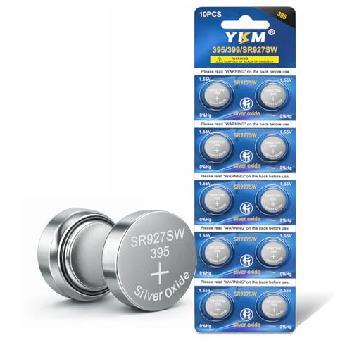Paquete de 10 Pilas SR927SW 395 para reloj 1.55V