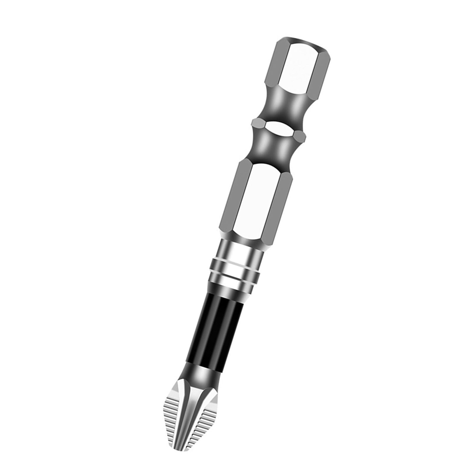 Newft 50L 1Piece Nonslip 5A Crosses Head Screwdriver Bits Alloy Steel Impacts Driver Bits For Home & Professional Use Bit Holder
