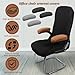 1Pair Armrest Chair Covers, Stretch Computer Chair Slipcover Soft Desk Chairs Arm Cover Furniture Protector for Office, Desk, Gaming Chairs(Grey)