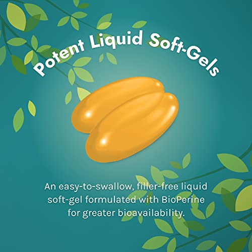 Irwin Naturals Whole-Body Turmeric+ - Bioperine Complex Enhanced Absorption - 60 Liquid Softgels #TOP4