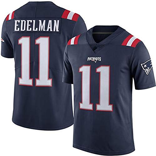 ILHF Edelman 11#Rugby Jersey Camiseta de fútbol americano New England Patriots#12 Camiseta de manga corta para hombre, talla S