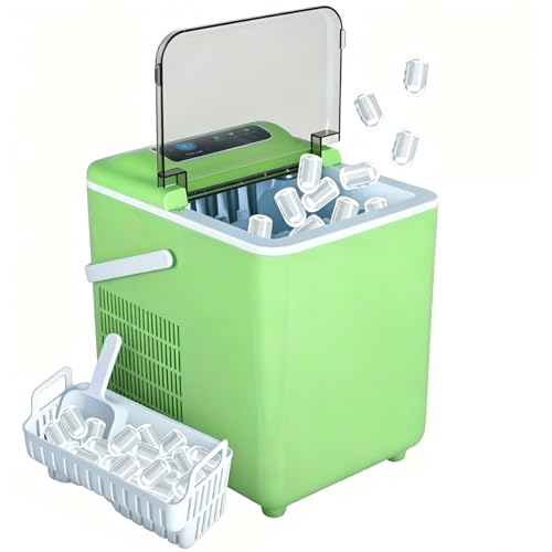 Fabricadora de hielo portátil Laamiasm i01 13L 12kg miniatura 1