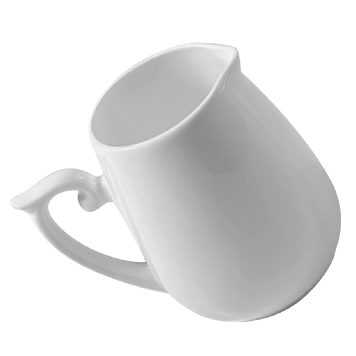 Zerodeko Ceramic Pitcher Porcelain Jug for Coffee and Tea Service Elegant Style Jug for Home and Kitchen Use