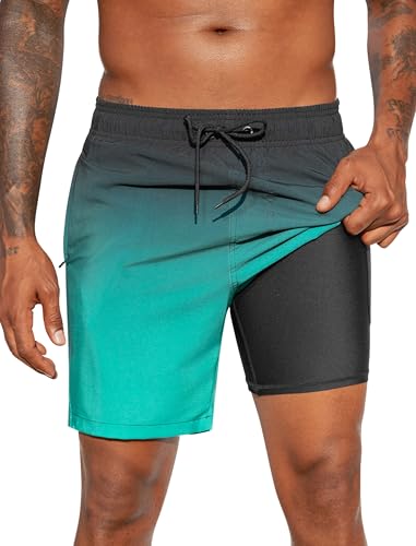 Short de plage 2 en 1 séchage rapide pour homme actif de la plage au surf