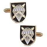 Gemelolandia | Gemelos de Camisa Brigada Paracaidista BRIPAC Gemelos Originales Para Camisas | Para Hombres y Niños | Regalos Para Bodas, Comuniones, Bautizos y Otros Eventos