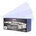 BCW Clear Large Currency Topload Holders, Size 7-9/16" x 3-3/8" (25-Count)