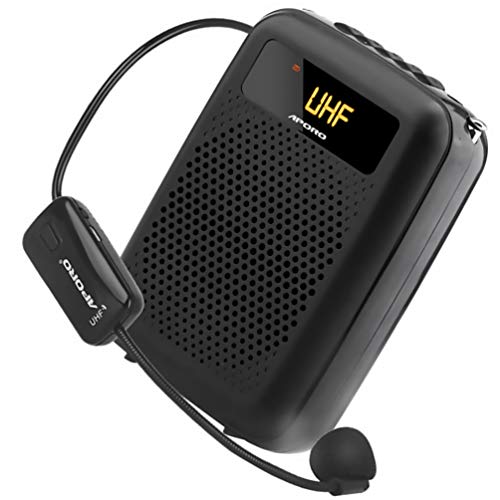 STOBOK Amplificateur de Voix Portable sans Fil avec Affichage à LED Micro Mini-Enseignement Petit Haut-Parleur Rechargeable pour Guide Touristique Guide Dachat Des Enseignants (Couleur