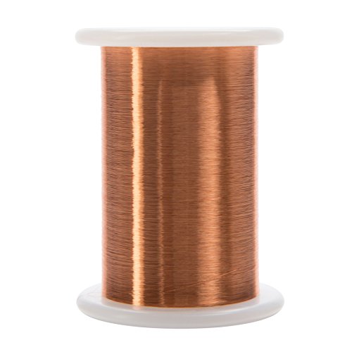 Remington Industries 42SNSP.125 Magnet Wire, Enameled Copper Wire Wound, 42 AWG, 2 oz, 6414' Length, 0.0026