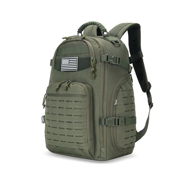 35L-Tactical-Backpack-for-Men-Heavy-Duty-Military-Backpack-3-Day-Assault-Pack-Molle-Backpack-Hiking-Rucksack-Green W WINTMING 35L Tactical Backpack for Men Heavy Duty Military Backpack 3 Day Assault Pack Molle Backpack Hiking Rucksack (Green)