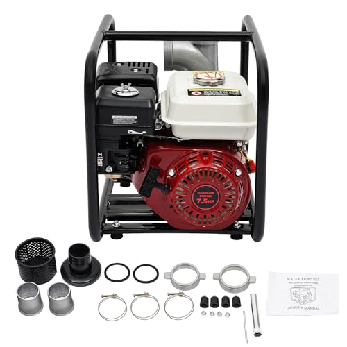210CC Gas Water Transfer Pump with 7.5 HP Engine