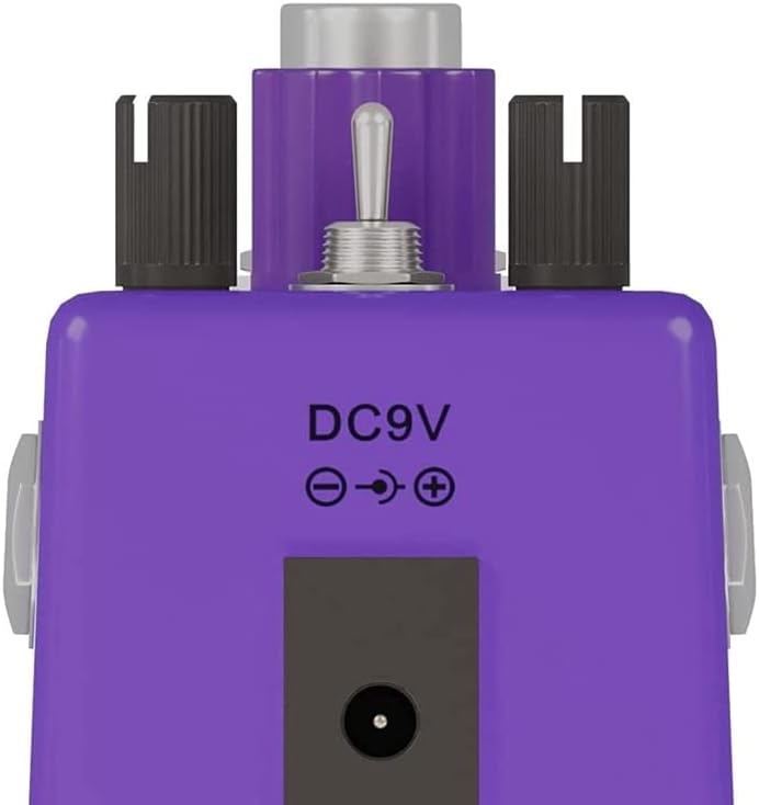 ISET Analog Galaxy Flanger Pedal for Electric Guitar Bass True Bypass - (Color: Purple)