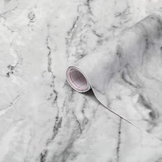 Create Your World 90cm x 5m d-c-fix MARBLE ROMEO GREY sticky back plastic vinyl wrap film (200-5605)