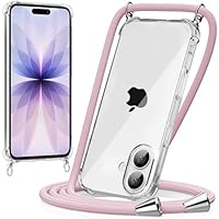 Cover per iPhone 15 Pro con Cordino,ustodia con Laccio