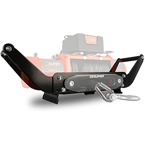 ZESUPER Cradle Winch Mounting Plate for Recovery Winches 8000 lb-13000 lb Hitch Mount Winch Plate Winch Mount Recovery Winches Cover