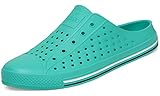 Unisex Adulto SAGUARO Zuecos Mujer Zapatillas de Jardín Hombre Zuecos de Verano Ligero Sandalias Playa Zapatos de Jardín Verde Gr.40