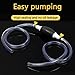 KIMISS Car Fuel Sucker, Multifunction Liquid Sucker Oil Pump Liquid Fuel Transfer Siphon Pump for Gasoline with 2M Syphon Hose (Completeset)