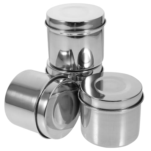 Contenitore per il pranzo in acciaio inox: perfetto e adatto per l'insegnamento della chimica, lo sviluppo dell'interesse, gli esperimenti di laboratorio, con contenitori sufficienti a soddisfare le vostre esigenze, contenitori per la conservazione in acciaio inox