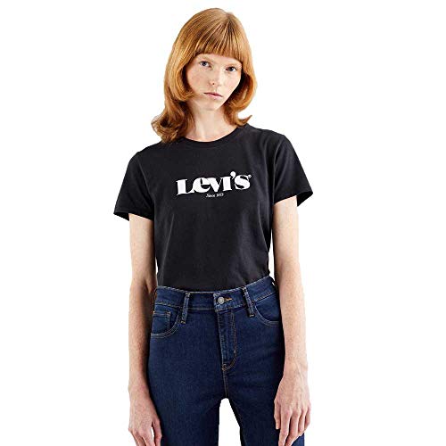 Levi's The Perfect Tee, Camiseta Mujer, Modern Vintage - Caviar, XS