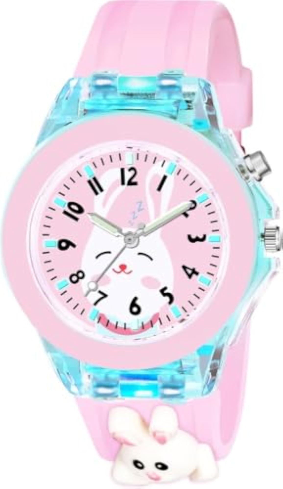 3D Cartoon Character Multi Colour Light Kids Watch