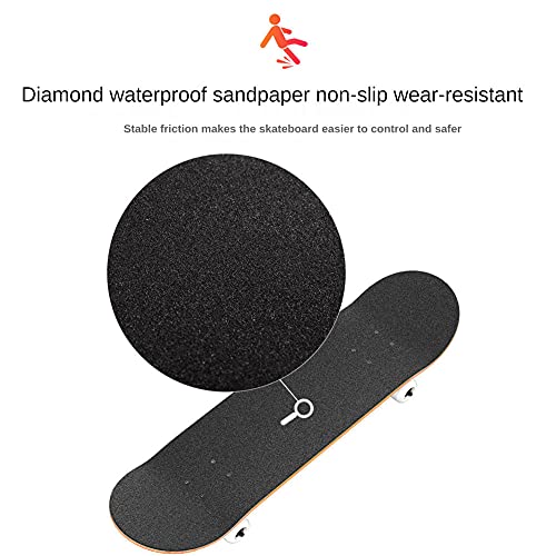 Érable canadien à 7 couches pour cette planche à roulettes durable