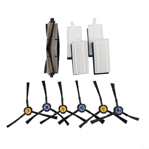 Hosrivae Kit de cepillos laterales principales para A20 T20S V3x para Polaris PVCR 3600 G2, nailon y microfibra premium para una limpieza eficiente de esquinas