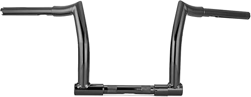Vista 9 de WeiSen Manillar Ape Hanger de 12 pulgadas, barra de mango de alambre fácil de 1-1/4 pulgadas compatible con Harley Sportster Dyna Softail 1984-2024