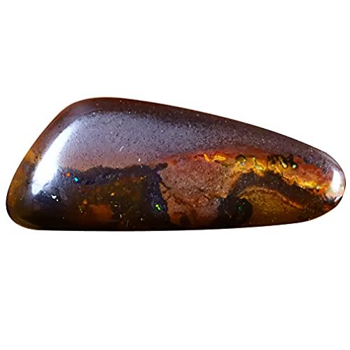 Opale boulder australienne Koroit de 7.60 ct, une gemme multicolore rare pour haute joaillerie