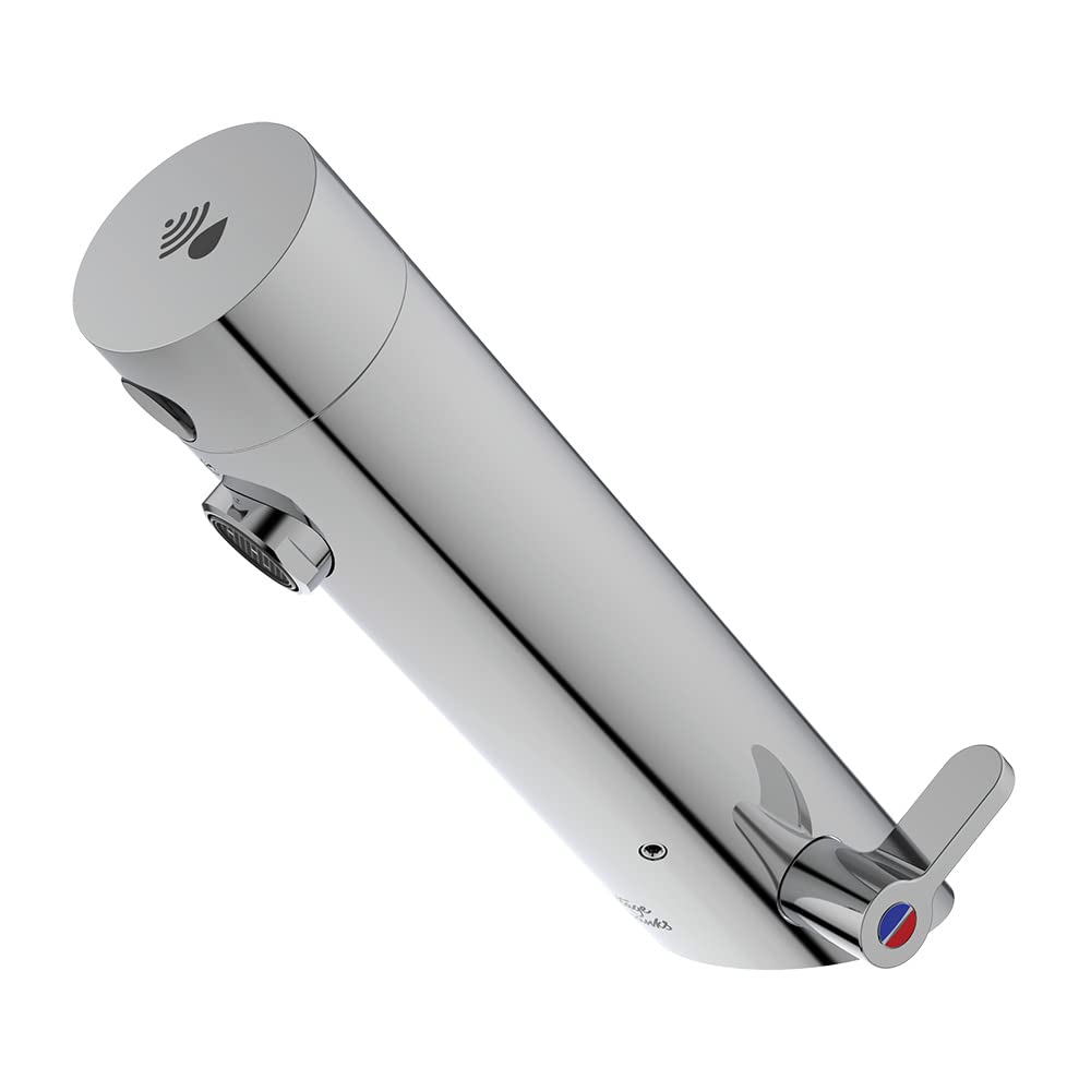 Ideal Standard Sensorflow E Deck Mounted Mixer with Temperature Control, Battery