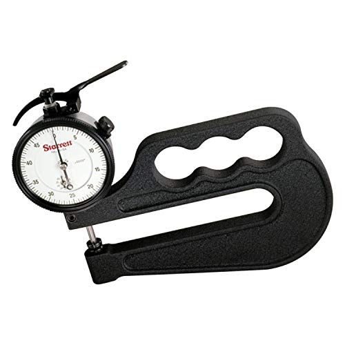 Starrett Portable Dial Thickness Gage for an Accurate Size Reading Without Case - 1/2