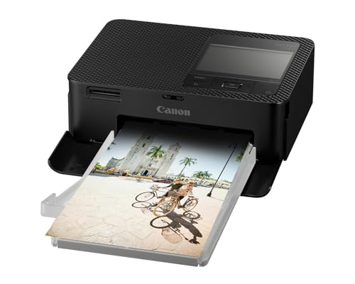 Image of Canon SELPHY CP1500 Compact Photo Printer (Black) with 2 RP-108 Color Ink /Paper Sets