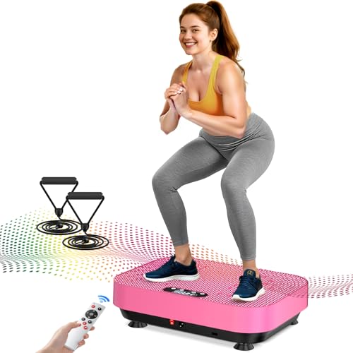 Image of Pallet of SEDOZIK Vibration Plate Exercise Machine, 2026 Upgraded Whole Body Vibrating Platform for Lymphatic Drainage, Muscle Toning, Home Fitness Shaker Board with 120 Speeds, 450lb Capacity, Pink